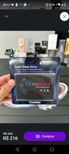 SSD SATA 240GB Ceamere Novo Lacrados