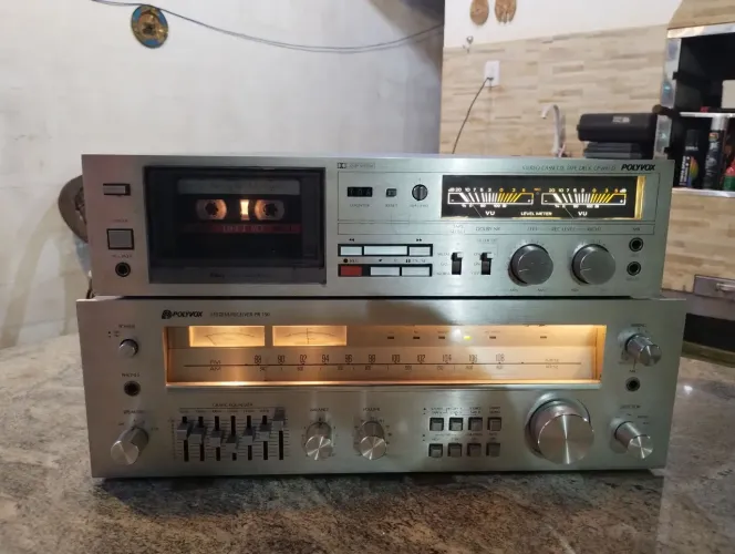 Receiver e Tape Deck Polivox Revisados