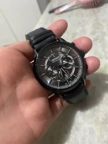 Relógio orient chronograph preto
