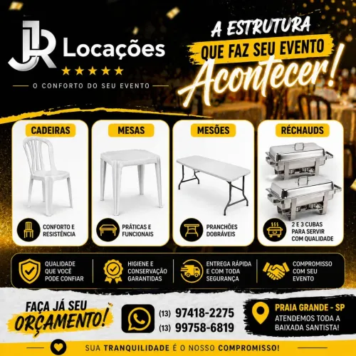 LOCAÇÃO PARA EVENTOS