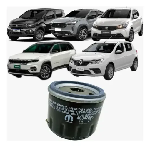Filtro De Óleo Fiat Toro Strada Pulse FastBack Jeep Compass Comander Renegade Original 