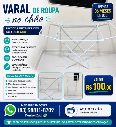 Varal de roupa 