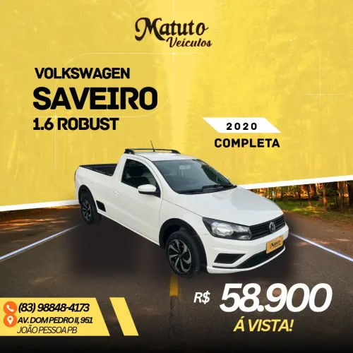 Volkswagen Saveiro Robust 1.6 Total Flex 8V 2020