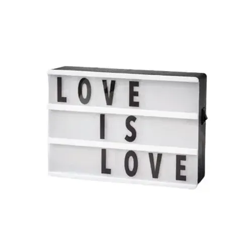 Luz decorativa de led letras