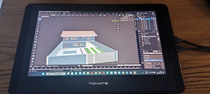 Mesa Digitalizadora Tela 11,6 Hd Caneta 8192 Níveis Usb Hdmi