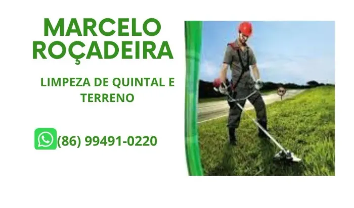 Trabalho com roçadeira! Só chamar