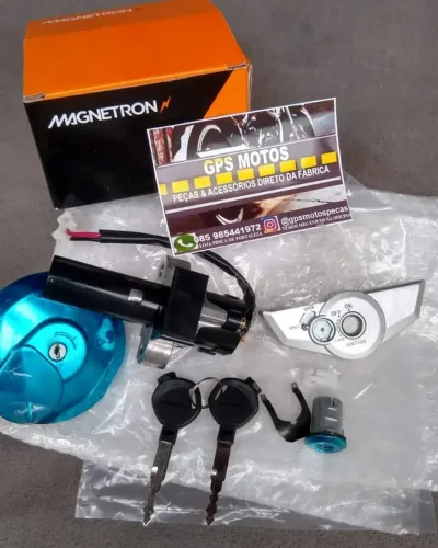 KIT CONJUNTO TRAVAS IGNIÇÃO HONDA MAGNETRON HONDA CB300R CB300 2009 A 2015