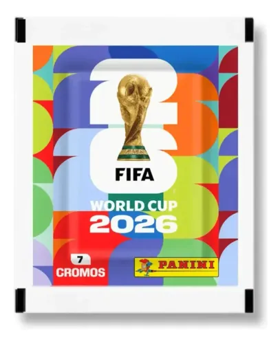 Kit 98 Envelopes (686 figurinhas) Panini da Copa do Mundo FIFA 2026