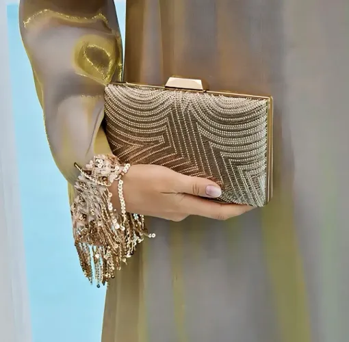 Bolsa Clutch Dazzy Strass para Festas e Casamentos