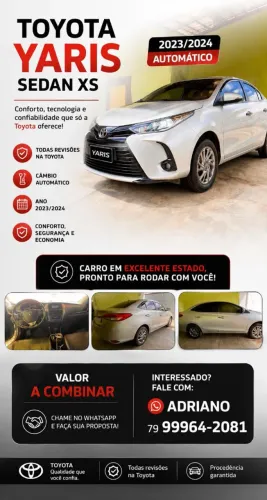 Toyota Yaris XS Sedan 1.5 Flex 16V 4P Aut. 2024