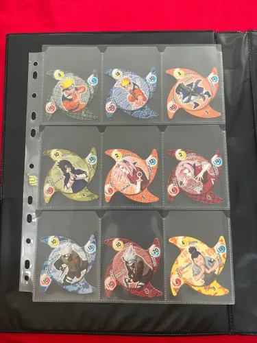 Cards Shuriken Naruto Elma Chips (Coleção completa)
