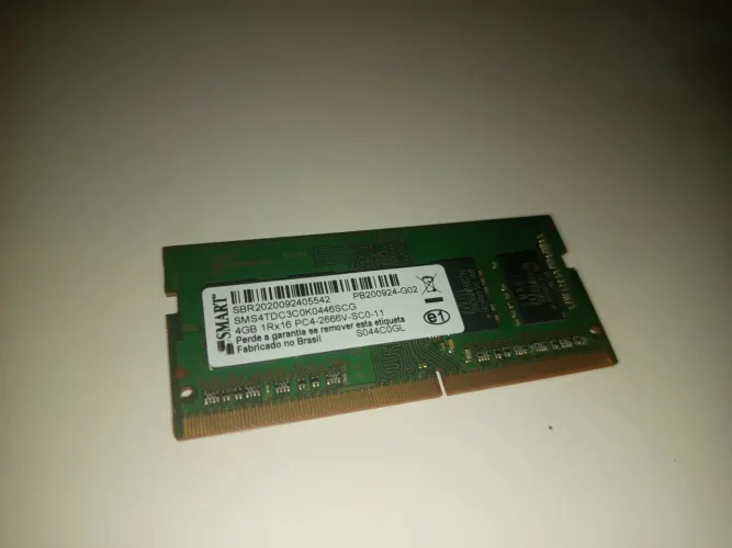 Memória Ram notebook, 4gb ram 2666mhz