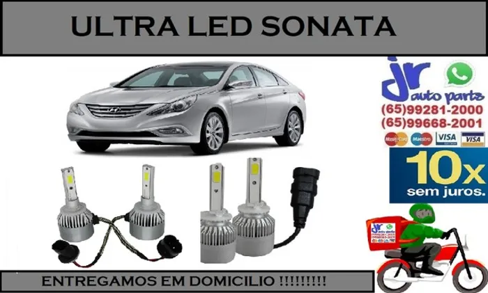 Lampada Ultra LED (Milha)Sonata 6000K 12V 24V