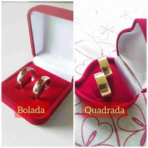 Aliança de moeda Dourada 120reais