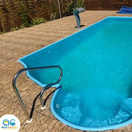 Piscina de fibra de 9 metros
