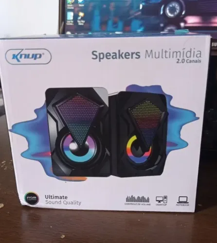 Caixinha para pc computador com Rgb Nova!!