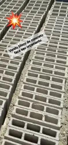 Vendo bloco de cimento a partir de R$ 2,75 com FRETE GRATIS