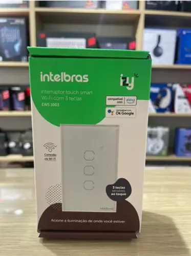 Interruptor Smart Wi-Fi Touch 3 Teclas EWS1003 Intelbras - Loja Física