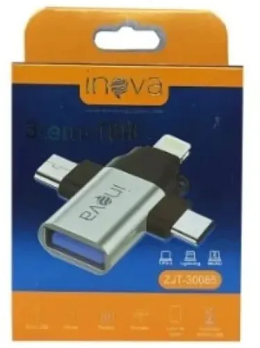Adaptador OTG 3 em 1 Inova