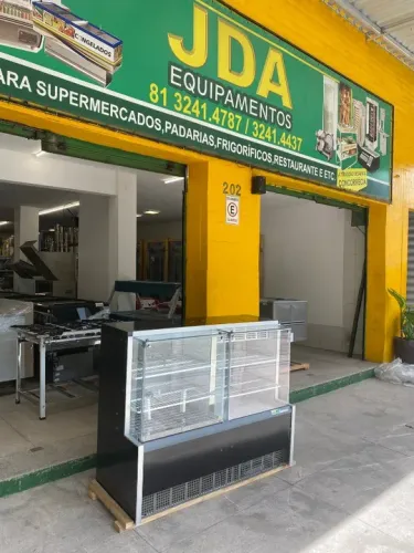 Balcão refrigerado + estufa conjugado para tortas e salgados - marca gelopar 