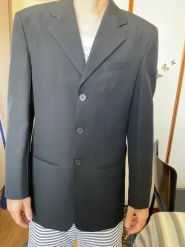 Paletó de terno preto 44