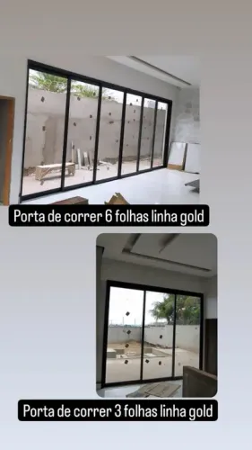 Blindex e Esquadrias de alumínio, pele de vidro. Inox Espelhos