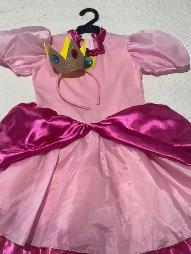 Fantasia Princesa Peach + Painel 