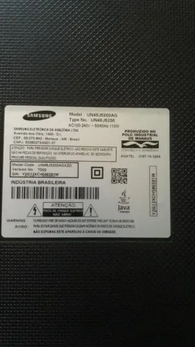 TV SAMSUNG COMPLETA - TELA RUIM