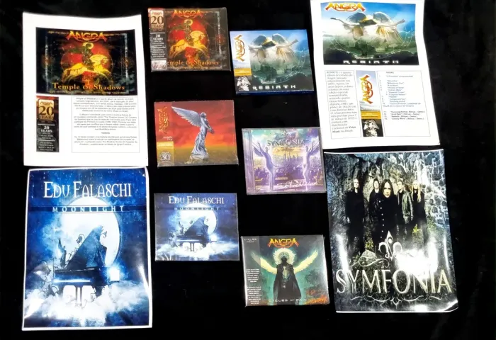 Coleção CDs Angra, Edu Falaschi e Symfonia - Power Metal