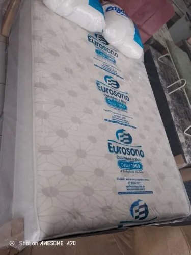 Cama Box Eurosono mola ensacada a pronta entrega 