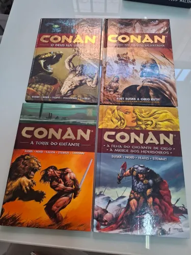 Coleção Conan - Capa dura. 