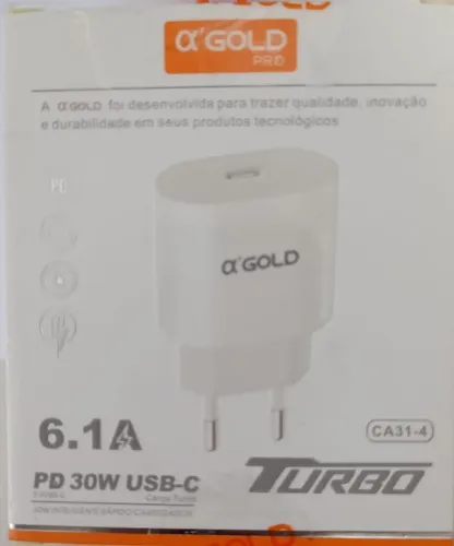 Carregador Fonte TPC - 6.1A Turbo 30W A'Gold Premium