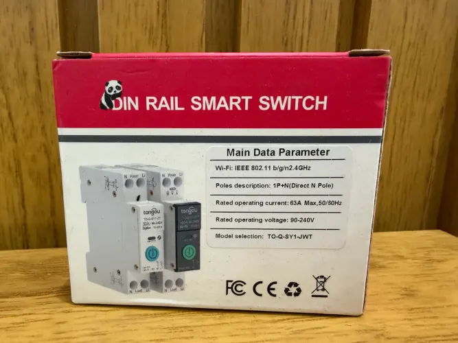 Tongou Interruptor Disjuntor Wifi Inteligente Bipolar