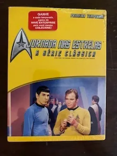 Box 8 DVDs: Jornada nas Estrelas 1ª temporada (Com luva e encarte)