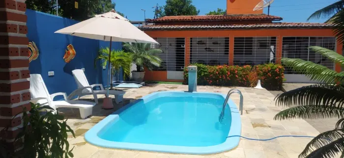 Linda casa para alugar na praia de Ponta de Pedras