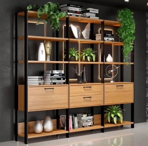 Estante industrial moderna 