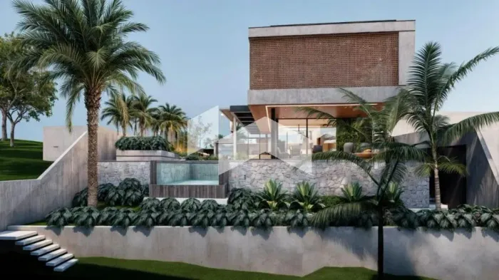 Casa em condomínio com 487.5 m², 4 quartos sendo 4 suítes à venda no bairro Lamenha Pequen