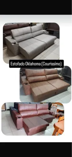 Sofá Oklahoma Retrátil e Reclinável - Courissímo TM:2.50