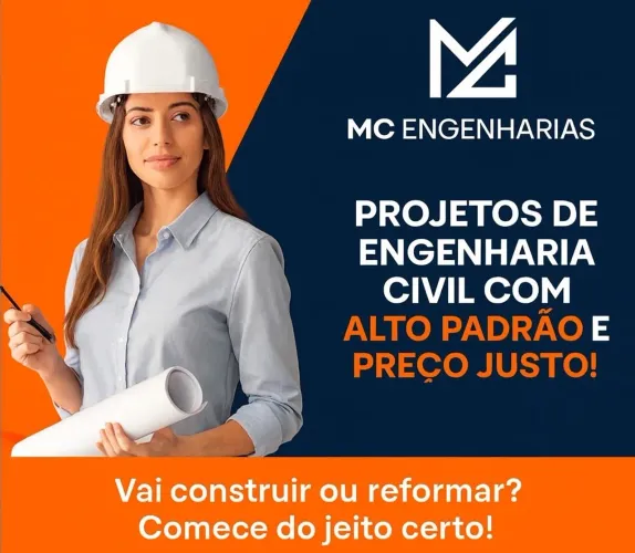 PROJETOS DE ENGENHARIA CIVIL COM ALTO PADRÃO E PREÇO JUSTO!