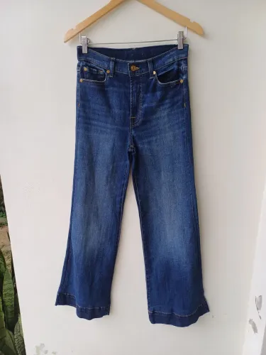Calça jeans flare tam 38