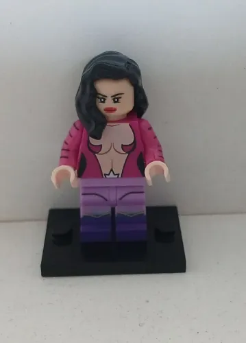 BONECO MINIATURA LEGO SAFIRA ESTRELA STAR SAPPHIRE DC COMICS
