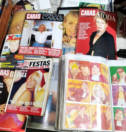 Coleção de reportagens e fotos antigas da XUXA