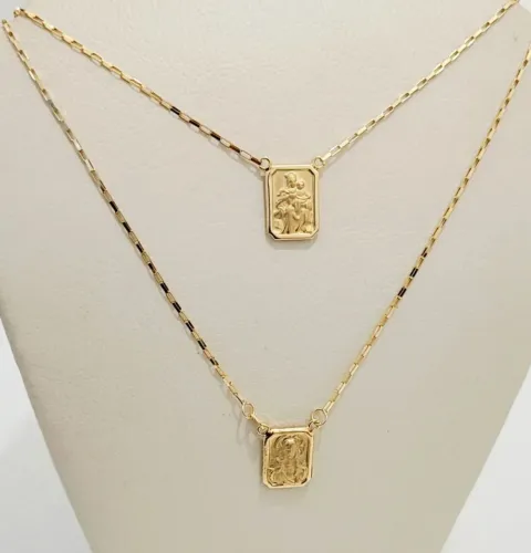 Ouro 18k Escapulário top