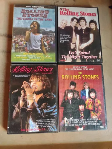The Rolling Stones Combo com 4 Dvds Rock and Roll
