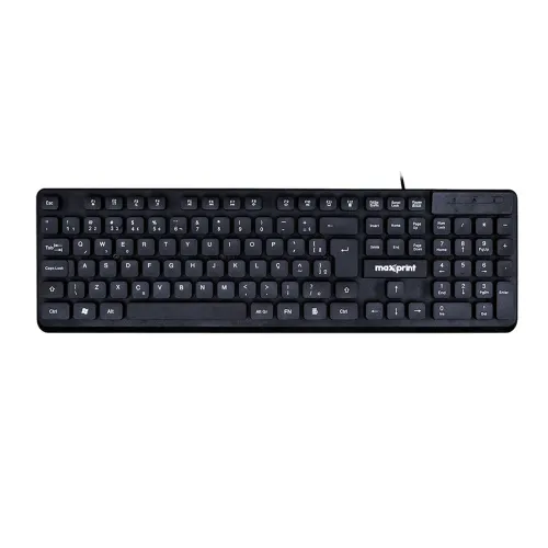 Teclado USB TC Flutuante TE2001 Preto 1 UN MaxPrint<br><br><br>