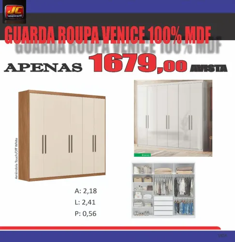 Guarda Roupa Venice 