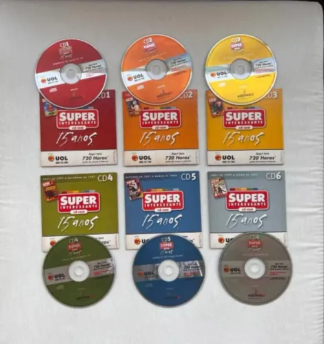 CDs Coleção 15 anos Revista Superinteressante