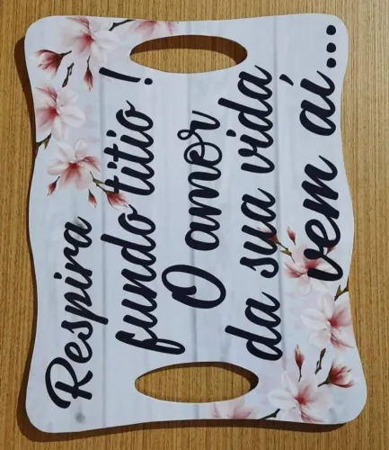 Plaquinha de casamento e/ ou festa 