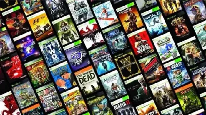 Coleção de jogos Xbox 360