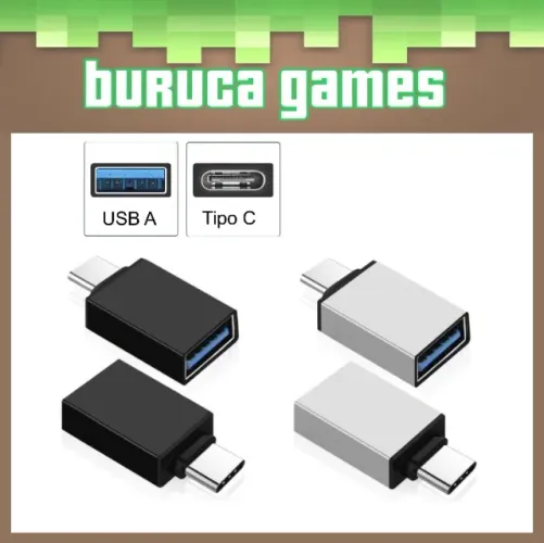Adaptador OTG USB Tipo C para USB